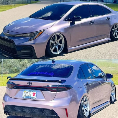 toyota corolla Gloss Metallic Midsummer Purple Vinyl Wrap