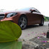 Satin Chrome Metal Brown Vinyl Wrap