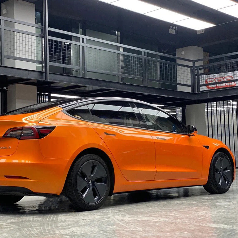 Color Shift Neon Gold Orange Vinyl 