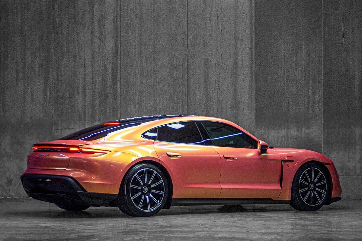 Color Shift Gold Pink Orange Vinyl Wrap